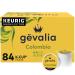 Gevalia Colombia K-Cup Coffee Pods, for a Keto and Low Carb Lifestyle, (84 ct Box) 84ct