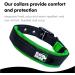 Black Rhino Comfort Collar | Super Soft Neoprene Dog Collar for All Breeds | Adjustable Reflective Weatherproof - Aqua/Gray Small - Buy Online on SooperMarket.com