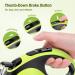 Pecute 3m Dog Leash | Eco-Friendly Roller Linen with Feces Bag Holder 360 Extension Anti-Slip Handle & Quick Brake for Dogs Up to 15kg - Buy Online on SooperMarket.com