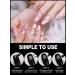 Weilisu Rhinestone Letters Nail Studs - Gold, Silver, Rose Gold | 3D Capital Rhinestone English Alphabet Charm for DIY Manicure Nails - Buy Online on SooperMarket.com