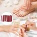 JSRQT 100 Pieces Nail File Set Cushioned Emery Boards Double Sided Acrylic Nail File Mini Nail Files Bulk for Women Girls Nail Filer Nail File Buffer Set Manicure Tool for Natural Acrylic Fake Nails - Buy Online on SooperMarket.com