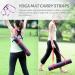 Yoga Mat Carry Strap Sling - Adjustable Band for Home & Travel - Assorted Colors - 134x4cm - Buy Online on SooperMarket.com