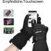 Yobenki Ski Gloves - Warm 3M Thinsulate Snowboard Gloves for Men with Touchscreen | Winter Outdoor Gear (-34 /-30 ) - Anti-Rolling Black L - Buy Online on SooperMarket.com