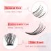 Glowing Win Cluster Individual Lashes - 120 PCs DIY Natural Eyelash Extensions (0.07D + 20D Mix 8-14mm) - Perfect for Home Use - Buy Online on SooperMarket.com