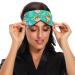 Haskirky Light Blocking Adjustable Eye Mask for Men and Women - Ideal for Travel, Yoga, Meditation, Office, and Deep Sleep - Buy Online on SooperMarket.com