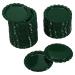 PATIKIL 1 Inch Flat Decorative Bottle Caps 50 Pack Craft Bottle Pendant Trays Double Sides Printed for DIY Pendants Craft Scrapbooks Dark Green