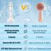 4 in 1 Facial Cleansing Brush - Electric Face Spin Brush with 4 Replacement Heads for Cleaning Exfoliating Massaging (White) - Buy Online on SooperMarket.com