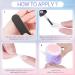 Cooserry Nail Tips and Glue Gel Kit with UV Light - 1000 Pcs C Curve Clear French Ballerina Fake Nails, 4-in-1 Nail Glue, Mini UV LED Lamp, DIY Nail Art Tools - Buy Online on SooperMarket.com
