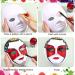 50-Piece White Plain Paper Mache Masks for DIY Masquerade Halloween Costume Crafts - Buy Online on SooperMarket.com