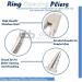 DDP Stainless Steel Ring Opener Piercing Tool Hoops Heavy Big Gauge Captive Bead Opening Pliers - Buy Online on SooperMarket.com