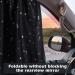 ZATOOTO Car Side Window Sun Shade Magnetic Blackout 2PCS 100*50cm Black Star | UV Protection and Privacy Car Curtains for Baby - Buy Online on SooperMarket.com
