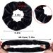 Whaline 12 Pack Velvet Hair Scrunchies - Soft Elastic Hair Bands in Black - Buy Online on SooperMarket.com