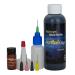 Henna City Premium Jagua Gel - 4 Ounces for Temporary Tattoos  Fake Tattoos or Semi Permanent Tattoos. Use with Henna Cones or Applicator Bottle  Henna Stencils  Organic Jagua Ink  Henna Tattoo Kit.