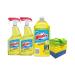 Windex Multi-Surface cleaner 2-Pack 23OZ Spray Bottles and 1 MULTISURFACE CLEANER 67.6 OZ refill bottle Complete with a Bonus of 3-Pack 12X12 MICROFIBER CLOTHS