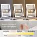 HIEEY Lighted Makeup Mirror with Three Color Lighting Modes, 5X Magnification, Smart Touch Control, and 360 Rotation - 15.2in. White | Hollywood Vanity Mirror with Lights - Gift Box Included - Buy Online on SooperMarket.com