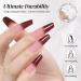 YTD Likomey Gel Polish Set 15ml Color Changing Nude Pink Burgundy Red and Glitter Nails Gel Kit Fall Winter Thermal Ombre Change Colors Translucent Salon Manicure UV Nail Vernis 2 Pcs 0.5 Oz 2-nude Pink Burgundy Red 15 ml (Pack of 2) - Buy Online on SooperMarket.com