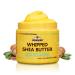 AKWAABA Whipped Shea Butter (Green Apple) 12 oz - Body & Hair Moisturizer - With Raw Shea Butter from Ghana - Rich Vitamins A and E - Natural Yellow