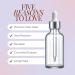 Clear Glass 50ml Dropper Bottle - Aromatherapy DIY Beauty Arts Crafts - Create Personalized Spa Products - Versatile Craft and Skincare Solution for DIY Enthusiasts (Silver/White Pipette - 6) - Buy Online on SooperMarket.com
