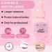 Lash Primer for Eyelash Extensions 15ml - Pre-Treatment Protein for Clean Natural Lashes - Enhance Glue Bonding Retention - Special Dropper Included (Clear) - Buy Online on SooperMarket.com