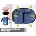 Pecute Jogging Leash for Dogs - Elastic Running Leash with Belly Belt for Large & Medium Dogs Supports Up to 110kg Convenient Belt Bag - Ideal for Jogging & Running - Buy Online on SooperMarket.com