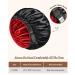 Mikimini Satin-Haube 2 Pack - Adjustable Double-Layer Sleep Silk Hood for Curly Hair & Braids (XL Black/Red) - Non-Slip Design for Men & Women - Buy Online on SooperMarket.com