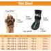 KOOLTAIL Dog Socks XL - Anti-Slip with Straps, Waterproof Paw Protector for Traction Control - Black (2.6 Width x 6.3 Length) - Buy Online on SooperMarket.com