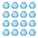 Disposable Toilet Brush Refills 16pcs Sponge Head Easily Clean Every Corner of Bathroom Water Soluble One Time Use Widely Use