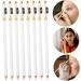 Mikinona 12pcs Eyebrow Pencil Sharpener Eyebrow Pencils Brow Pencil for Makeup Women Brow Pencil White Wooden - Buy Online on SooperMarket.com