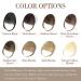 REECHO 100% Human Hair Clip in Bangs - Air Bangs Medium Brown - Buy Online on SooperMarket.com