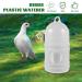 2Pcs Bird Waterer Pigeon Drinker Dispenser - Plastic Pet Water Feeder for Parrot Cage - Buy Online on SooperMarket.com