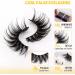 6D Cat Eye False Eyelashes - 9 Pairs of Natural Curly and Dramatic Fluffy Mink Lashes (G886) - Buy Online on SooperMarket.com