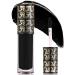 Matte Black Liquid Lipstick Professional Halloween Special Effects Makeup Long Lasting Waterproof Face Body Paint Lip Gloss for Cosplay Goth Makeup Brown