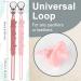 Shop Kowlone Silicone Rabbit Pacifier Clips for Girls - 2-Pack Pink Dummy Chains for Baby Showers - Buy Online on SooperMarket.com