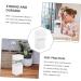 Angoily Clear Makeup Brush Holder - Travel Cosmetic Organizer with Lid for Desk & Dressing Table - Buy Online on SooperMarket.com