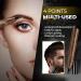 4 Points Multi-Use Waterproof Eyebrow & Beard Filling Pen Kit - Natural Black #05 for Men & Women | Best Eyebrow Pencil & Beard Filler - Buy Online on SooperMarket.com