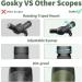 Gosky 20-60x60 HD Spotting Scope with Tripod, Carrying Bag & Phone Adapter - BAK4 45 Angled Spotter Scope for Target Shooting, Hunting & Bird Watching - Buy Online on SooperMarket.com