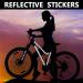 Biomar Labs Hexagon Reflective Stickers Set - 71 Self-Adhesive Bike Safety Reflectors (Black) - Premium Reflex Film for Enhanced Visibility - Buy Online on SooperMarket.com