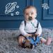SILICONE BABY PACIFIER CLIP SET | Teething Toy with Star Pattern | 2 Pack | Universal Fit for Boys and Girls - Buy Online on SooperMarket.com
