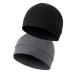 MELLIEX 2 Pack Cycling Cap Under Helmet Cotton Running Cap Multifunctional Winter Hat Skull Cap Helmet Lining for Men Women