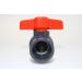 Buy 32mm PVC-U Ball Valve with 2 Adhesive Sockets - 10 Bar DIN 8063 for International Shipping - Buy Online on SooperMarket.com