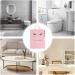Toilet Paper | Hangable Cotton Cute Eyelash Shape Toilet Paper Organizer for Bathroom | Toilet Paper Dispenser Box for Camping Bathroom RV Car Travel No Glue or Drill Needed Dalynn Pink - Buy Online on SooperMarket.com
