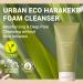 THESAEM Urban Eco Harakeke Foam Cleanser - Vegan Moisturizing Face Wash for Dry Skin with Harakeke Extract & Hyaluronic Acid | Deep Pore Cleansing & Texture Refinement - 5.07 oz - Buy Online on SooperMarket.com