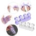 Sibba 2 Pairs Gel Toe Separators for Overlapping Toes, Bunions, Hammer Toe - Foot Pain Relief | Style A - Buy Online on SooperMarket.com
