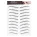 6D Eyebrow Sticker Professional Waterproof Eyebrow Transfer Sticker Eyebrow Makeup Tool for Women and Girls (Black)(BLACK-07)