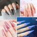 Complete Wakaniya Poly Nail Gel Kit with UV Lamp - 10 Colors for DIY French Ombre Nails - Buy Online on SooperMarket.com