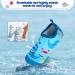 Kids Blue Whale Beach Swim Shoes - Non-Slip Aqua Socks for Boys and Girls | Quick Dry Water Sport Shoes for Pool, Surfing, Yoga | Size 8.5/9 UK Child - Buy Online on SooperMarket.com
