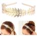 Luoem Tiara for Bride Crown Hair Band Headband Goddess (Gold) - Buy Online on SooperMarket.com