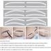 Silicone Disposable Eyebrow Stencil Kit for Microblading - Hygienic & Easy to Use - Buy Online on SooperMarket.com