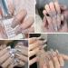 Metallic Painting Gel - Mirror Silver UV Painting Gel - 3D Metal Painting Gel Drawing Mirror Gel Nail Polish Glossy DIY Nail Art for Women Girls - Buy Online on SooperMarket.com