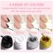 Yueshop Art Liner Gel Nail Polishes Set - 4x8ml Black Gold Silver White Collection - Drawing UV LED Gel Liner Polish Pen - Manicure Art Salon - Buy Online on SooperMarket.com